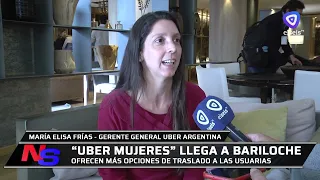 "Uber Women" arrives in Bariloche to offer more mobility options for female users