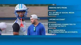 Subpoenas filed on Nolan Wells' social media accounts