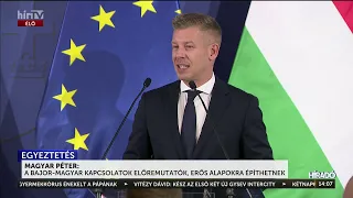Magyar Péter Markus Söder bajor miniszterelnököt fogadta Budapesten - HírTV