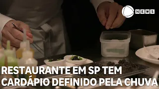 São Paulo restaurant has a menu defined by the rain