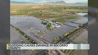 Communities hit hard by flooding in Socorro County