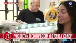 A woman stole a wheel of cheese