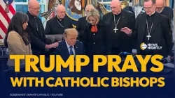 Trump Prays with Catholic Bishops in Oval Office: ‘Great People’ | EWTN News Nightly