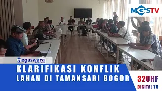 PT PMC KLARIFIKASI KONFLIK LAHAN DI TAMANSARI BOGOR