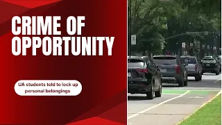 Increase in property crimes as UA classes resume