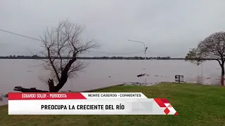 EDUARDO SOLER, JOURNALIST FROM MONTE CASEROS - CONCERN OVER THE RISING URUGUAY RIVER