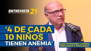 CHILDHOOD ANEMIA: "The problem is cultural, not just poverty," asserts Juan Fernando Correa
