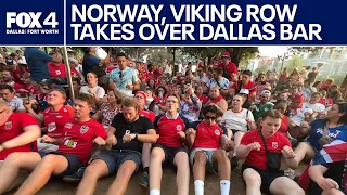 Norway fans bring 'Viking row' to Dallas bar