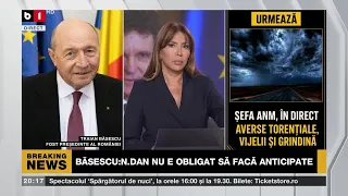 Băsescu acuză  politicienii că riscă să prăbușească statul ocolind Constituția. B1TV_22 iul.2026