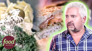 Guy Fieri Blown Away By An Authentically Crispy Italian Deli Panini | Diners, Drive-Ins, And Dives