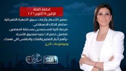 Cairo Talk | Prices of Electrical Appliances, Risks of Artificial Intelligence, and Education News