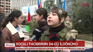 BAKIDA XOCALI SOYQIRIMI QURBANLARININ XATİRƏSİ EHTİRAMLA ANILIB