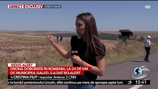 Drone shot down in Galați County was made of carbon fiber