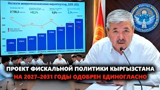 Kyrgyzstan's 2027–2031 fiscal policy draft approved unanimously
