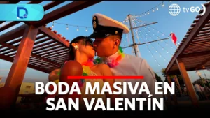 Boda masiva en San Valentín | Domingo al Día | Perú