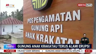 Gunung Anak Krakatau 10 Kali Erupsi dalam 2 Dua Hari Terakhir #BeritaSatuSiang