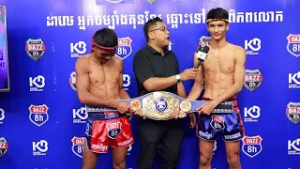 គូ​ដណ្ដើម​ខ្សែក្រវាត់​វគ្គផ្តាច់ព្រ័ត្រ​ ដាហ្ស​អ្នក​ចម្បាំង​គុន​ខ្មែរ​​ ក្នុង​ប្រភេទ​ទម្ងន់​៥៧