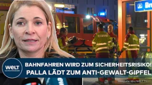DEUTSCHLAND: Bahnfahren wird zum Sicherheitsrisiko! – Palla lädt zum Anti-Gewalt-Gipfel