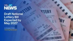 Draft National Lottery Bill Expected by May 2027 | Monday 5 October  | CIGtv News