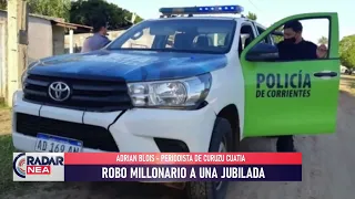 RADAR NEA ROBARON UNA FORTUNA A UNA JUBILADA EN CURUZU CUATIA ADRIAN BLOIS, PERIODISTA