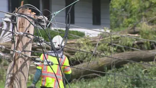 Power outages linger into second week in Portage after severe storms swept through