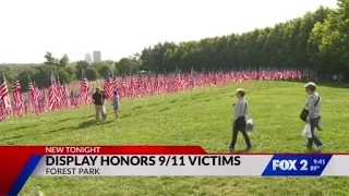 Flags of Valor display arrives at Art Hill