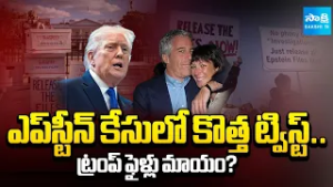 ట్రంప్ చీకటి కోణం..?|Missing 51Pages in Epstein Files Sparks Questions Over Trump Secrets@SakshiTV