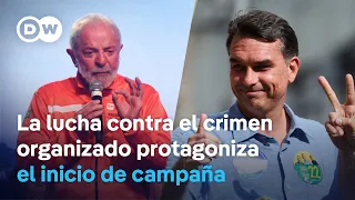 Lula da Silva and Flávio Bolsonaro hold simultaneous rallies in Rio de Janeiro