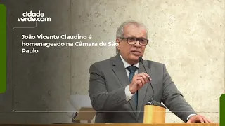 João Vicente Claudino honored at the São Paulo City Council
