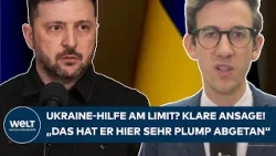 ZELENSKYY IN BRUSSELS: "He brushed that off very clumsily" - Is Ukraine aid at its limit? Europe'...