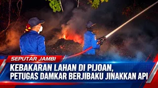 VACANT LOT FIRE IN PIJOAN, FIREFIGHTERS STRUGGLE TO TAME THE BLAZE