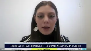 Córdoba leads a budget transparency ranking