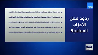 مصر امنها القومي خط أحمر.. تعرف على ردورد فعل الأحزاب السياسية بعد حادث دمياط👇🏻👇🏻