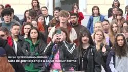 Sute de clujeni au ieșit în stradă sâmbătă pentru a lua parte la Marșul pentru Siguranța Femeilor