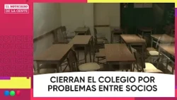 Partner conflict and scandal in Esteban Echeverría over the closure of a school - #ElNotiDeLaGente
