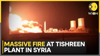 Massive Fire Erupts At Tishreen Plant In Syria | WION News