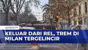 Trem Tergelincir Hingga Keluar Dari Rel, 2 Orang Tewas | BERITA UTAMA