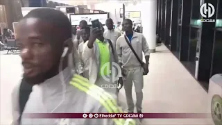 حلّ فريق نجيلاك النيجري بأرض الوطن اليوم، تحسبًا لمواجهة المولودية بتعداد يضم 13 لاعبًا ومدربًا.