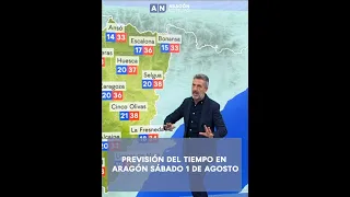 Weather Forecast for Aragon, Saturday, August 1st