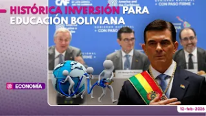 Histórica inversión para educación boliviana