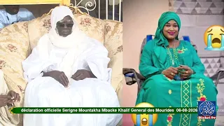🔴Urgent Importante déclaration du  Khalif General des Mourides  Serigne Mountakha Bassirou Mbacké