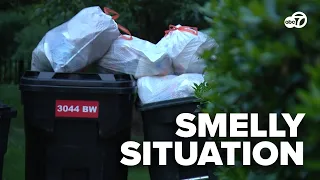 Maryland condo residents say their trash service hasn't picked up garbage in weeks