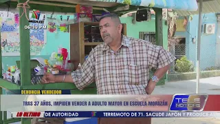 After 37 years, senior citizen blocked from selling at Morazán School in La Ceiba