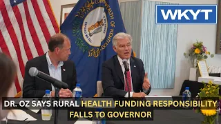 Dr. Oz says rural health funding responsibility falls to governor