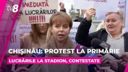 A doua zi de scandal la Primăria Chișinău: Protest împotriva lucrărilor la Liceul „Matei Basarab”