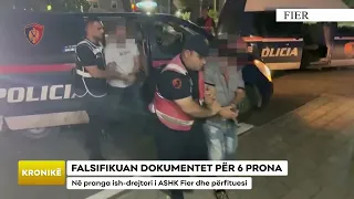 FALSIFIKUAN DOKUMENTET PËR 6 PRONA/ Në pranga ish-drejtori i ASHK Fier dhe përfituesi
