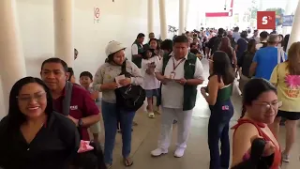 Mil vacunas contra el Sarampión se aplicaron el fin de semana en el muelle fiscal de Cozumel.