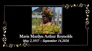 Death Announcement - Mavis Marilyn Arthur Reynolds