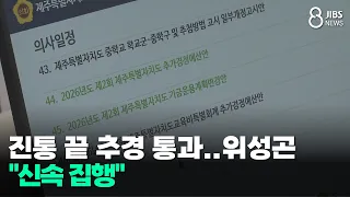Supplementary Budget Passed After Struggles.. Wi Sung-gon: "Swift Execution" / JIBS / Jeju / 07.3...