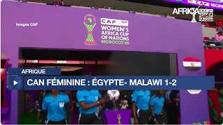 Afrique - CAN Féminine 2026 : Egypte - Malawi (1-3)